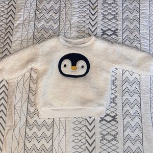 ✨2/$15 Jumping Beans Penguin Fleece Sweater‎ | 9M